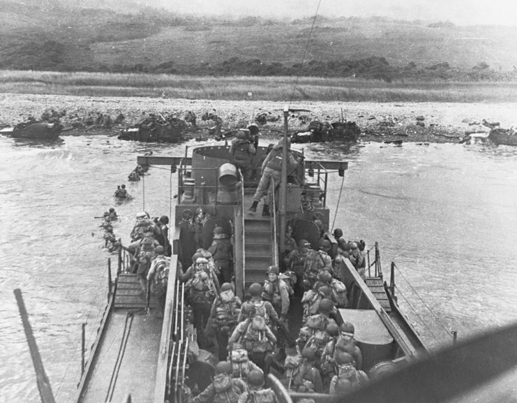 Omaha Beach Landing