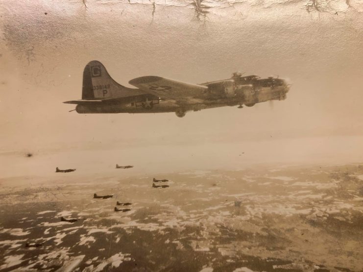 B-17G Flying Fortress in the air