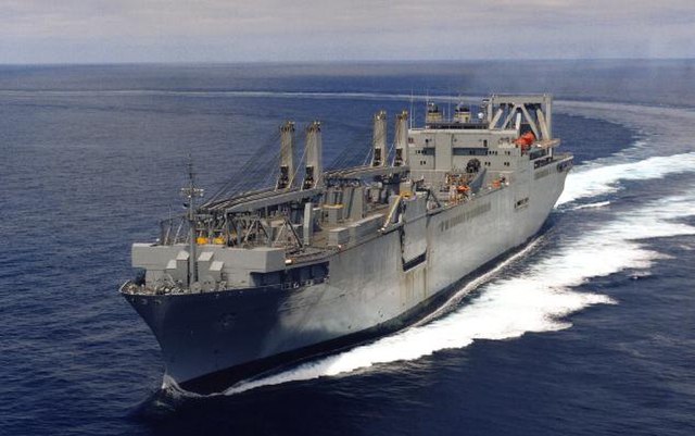 USNS Shughart (T-AKR-295) at sea