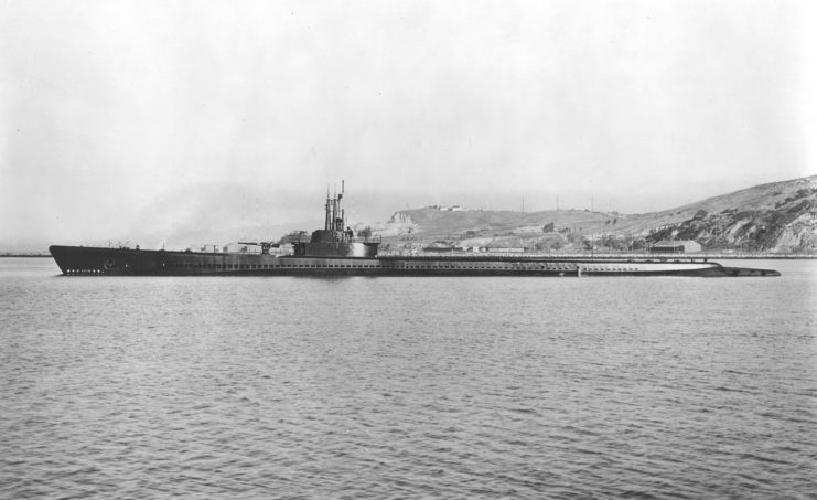 USS Tang off Mare Island Navy Yard