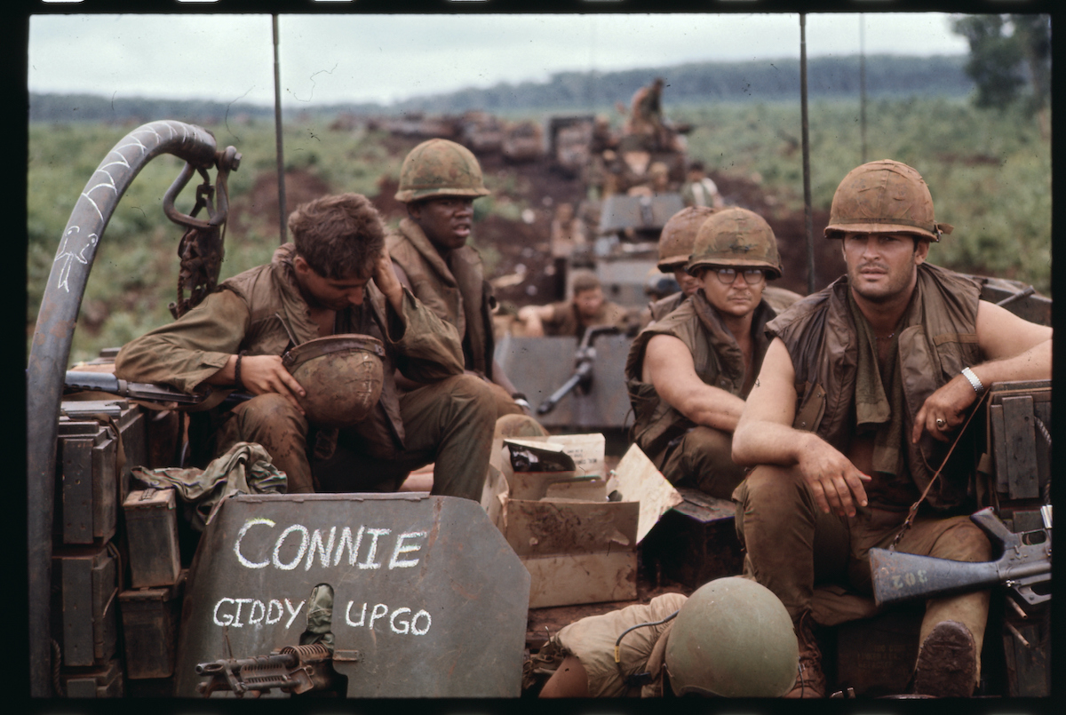 American soldiers during the Vietnam War