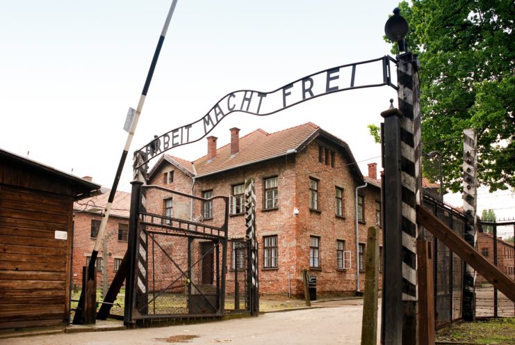 Entrance to Auschwitz