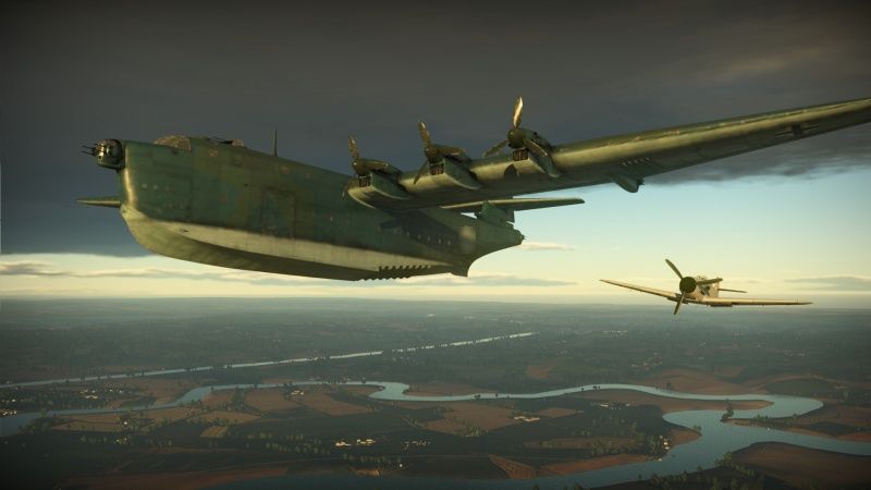 A graphical representation of the BV 238 in the video game 'War Thunder' (Photo Credit: Gaijin Entertainment) 