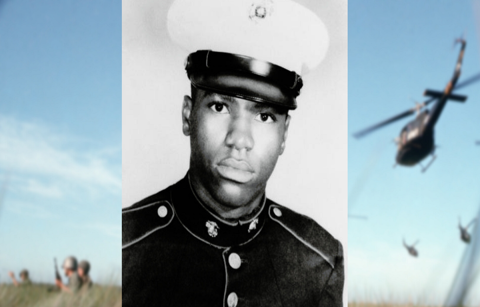 Photo Credits: Corbis Historical / Getty Images (background) / USMC (Foreground)