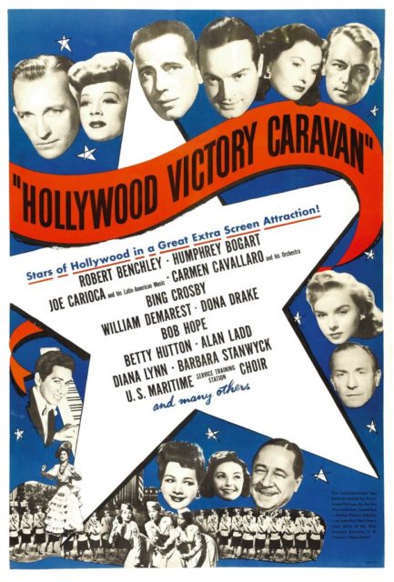 Poster promoting the Hollywood Victory Caravan