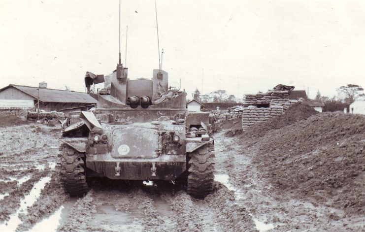 M42 Duster in Vietnam in February 1968