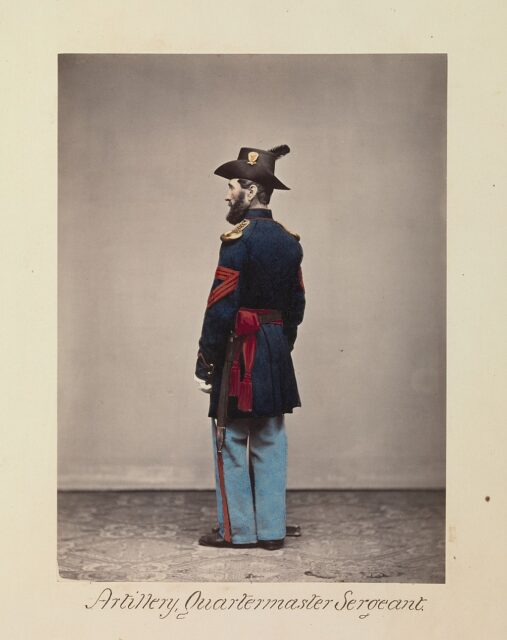 Portrait of a quartermaster sergeant in the Union Army