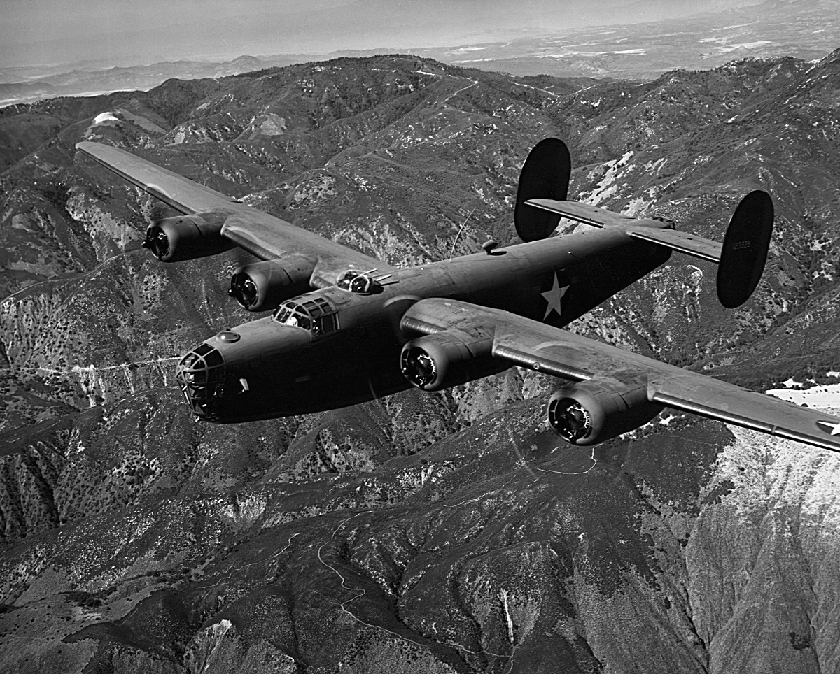 B-24 Liberator In Action