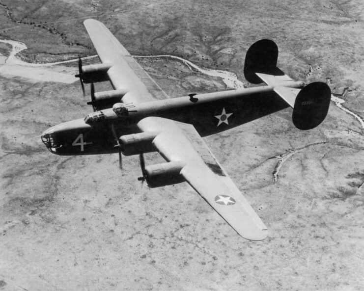 Consolidated B-24 Liberator in flight