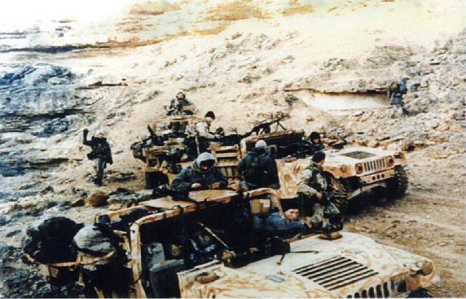 Delta Force soldiers, pictured deep behind Iraqi lines during the 1991 Gulf War. (Photo Credit: U.S. Special Operations Command / Wikipedia / Public Domain)