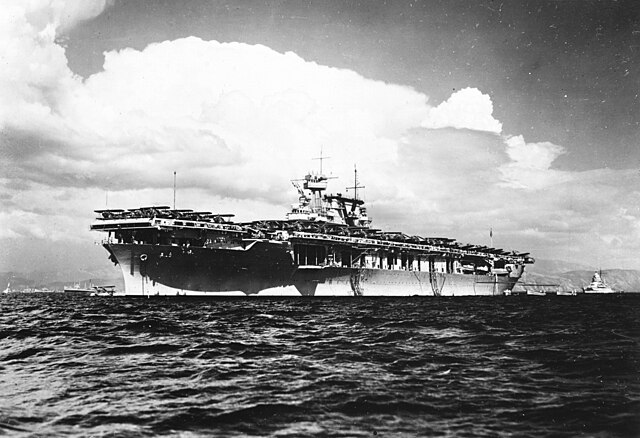 USS Yorktown (CV-5) at sea