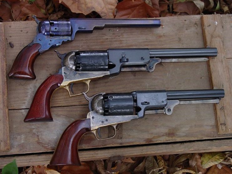 Colt Walker Comparison Photo