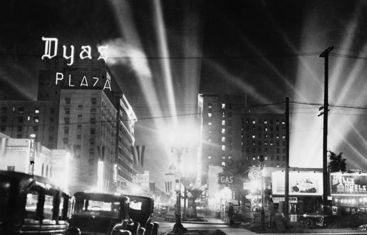 Hollywood Boulevard at Night