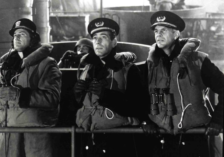 Humphrey Bogart in Action in the North Atlantic