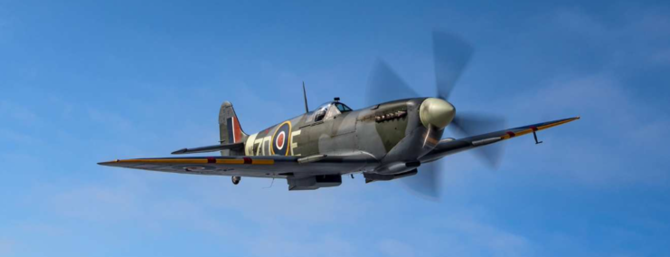 Supermarine Spitfire in the air
