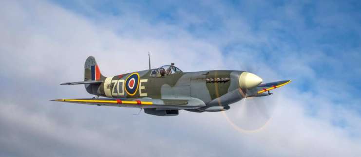 Supermarine Spitfire in the air