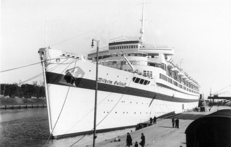 Wilhelm Gustloff as a hospital ship, before being converted into an armed military transport. Docked in Danzig, 23 September 1939. (Photo Credit: Bundesarchiv, Bild 183-H27992 / Sönnke, Hans / CC-BY-SA 3.0)