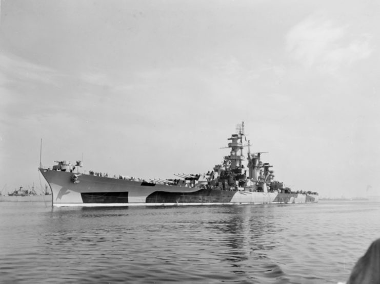 USS Alaska (CB-1) at sea