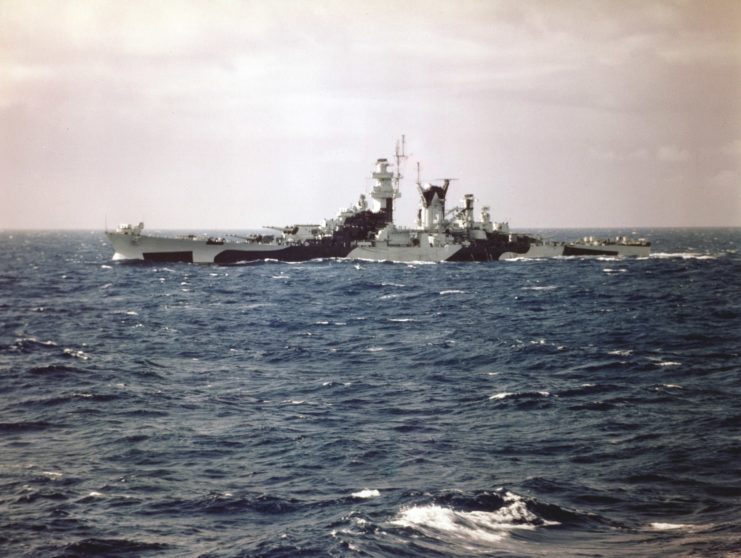 USS Alaska (CB-1) at sea