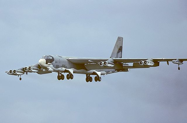 B-52G Stratofortress in flight