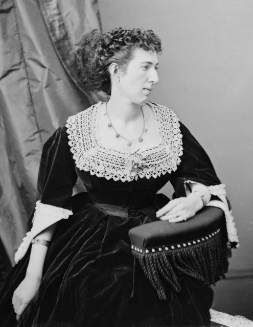 Belle Boyd, Confederate spy, circa 1865 