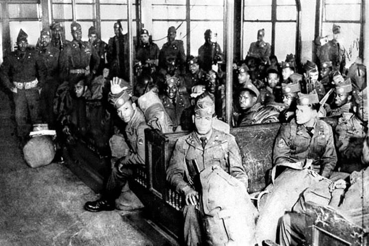 Buffalo Rangers sitting in booths