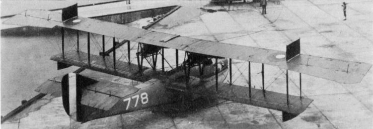 Curtiss H-12L on the runway
