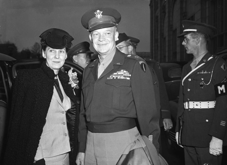Eisenhower and Mamie Doud