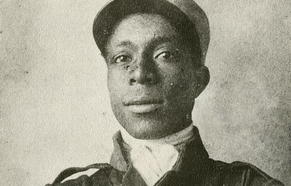 Eugene Bullard wearing his Legionnaire uniform