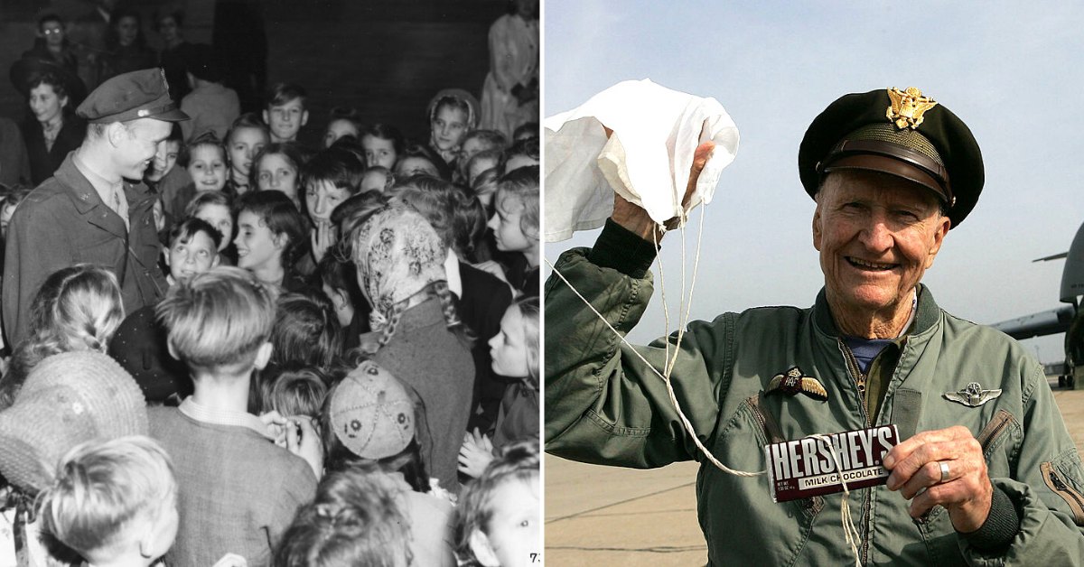 Gail S. Halvorsen Dropped Candy Over Berlin During the Soviet Blockade