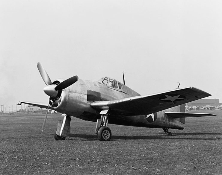 A Grumman Hellcat takes off in Long Island