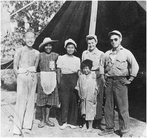 Guy Gabaldon With Japanese Civilians