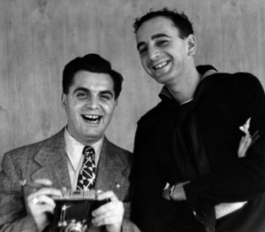 Joe Simon and Jack Kirby Laughing