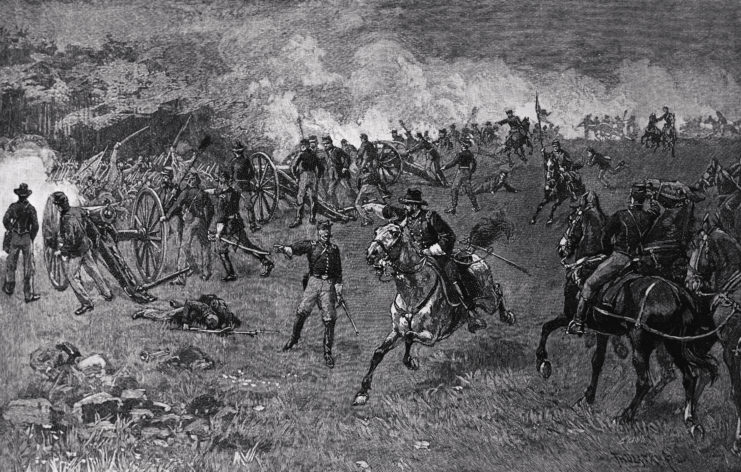 Sherman's Army Cross the Edisto River During the March to the Sea