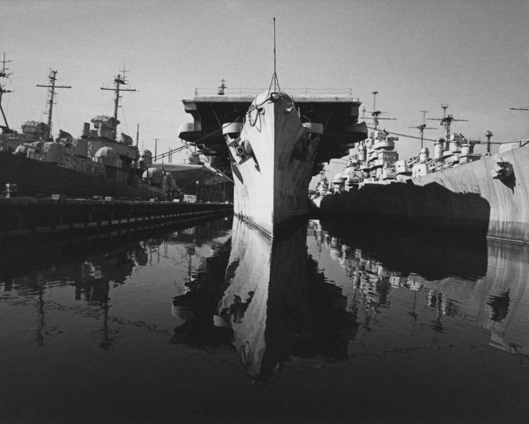 The USS San Jacinto Awaits Scrapping