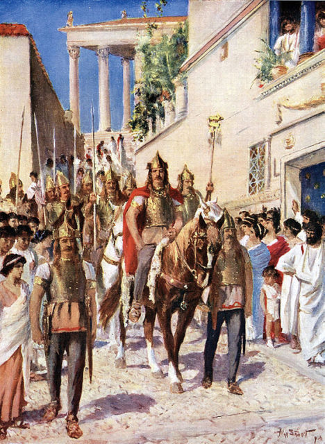 The Visigoths Enter Rome