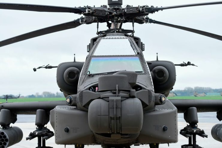AH-64 Apache parked on the tarmac