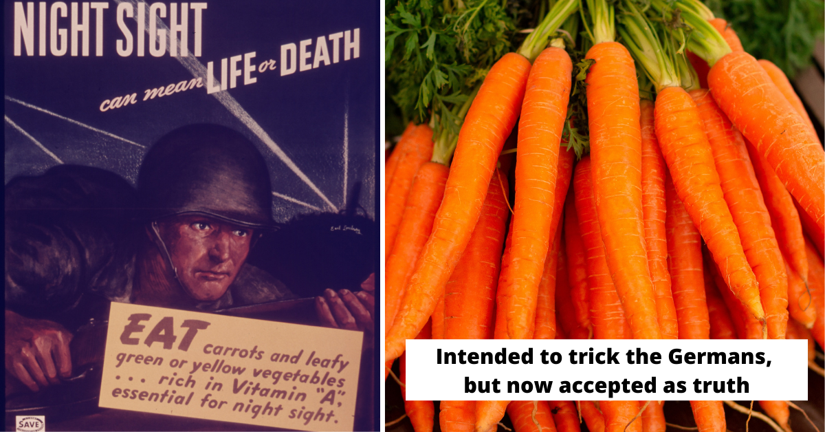 The Myth That Carrots Are Good For Your Eyes Came From A WWII
