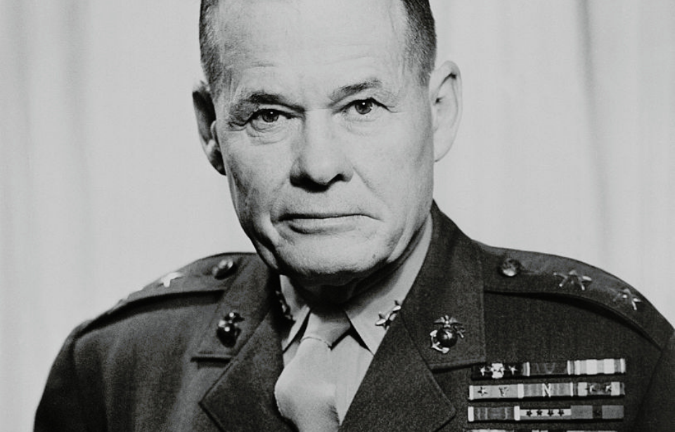 Military portrait of Chesty Puller