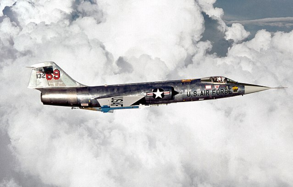 F-104 Starfighter in flight