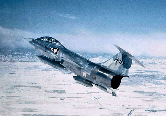 TF-104G Starfighter in flight