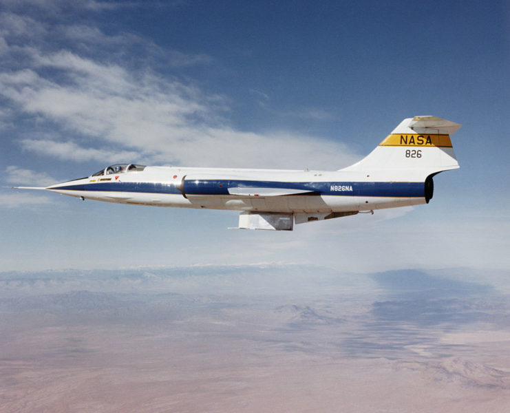 F-104 Starfighter in flight