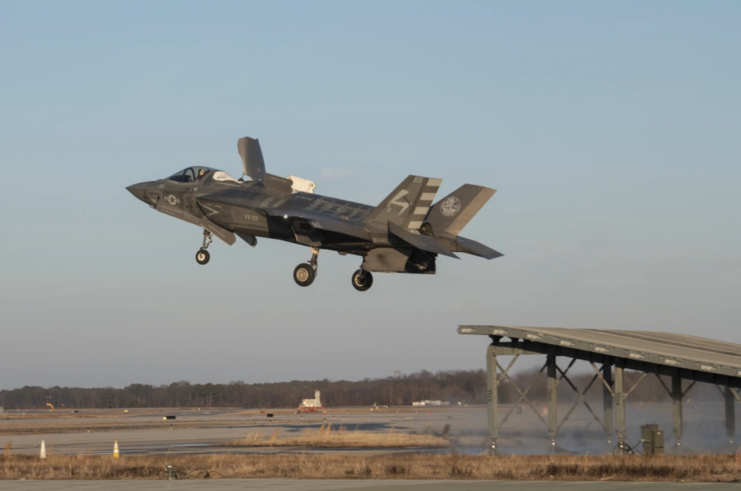 F-35B Lightning II taking off