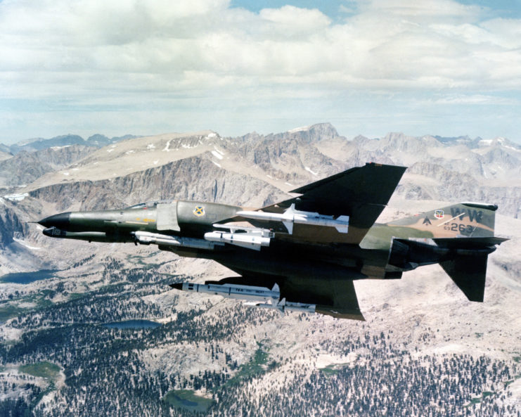 McDonnell Douglas F-4G Phantom II in flight