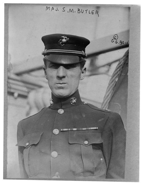 Smedley Butler in military uniform