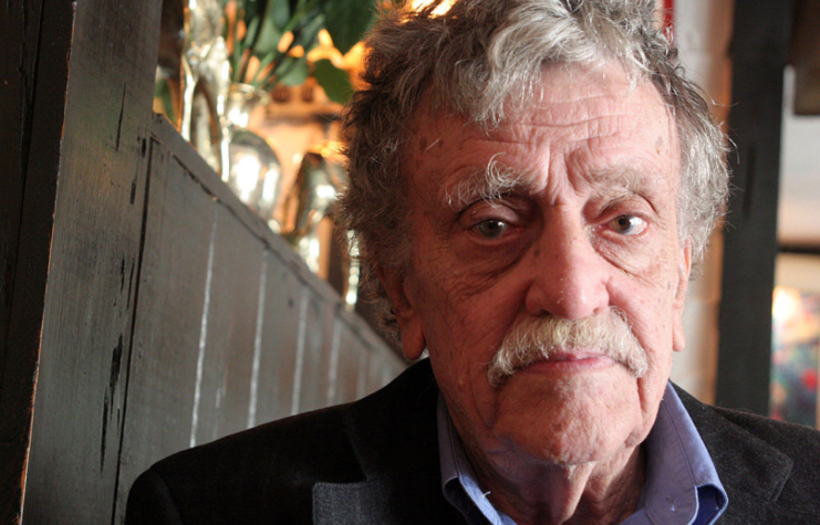 Kurt Vonnegut portrait.