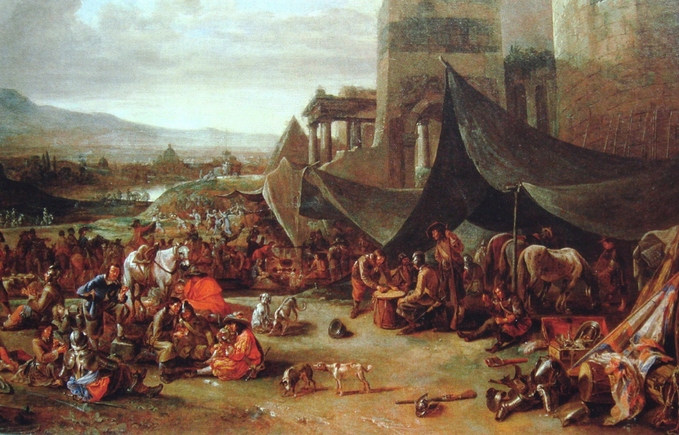 Painting of the Sack of Rome