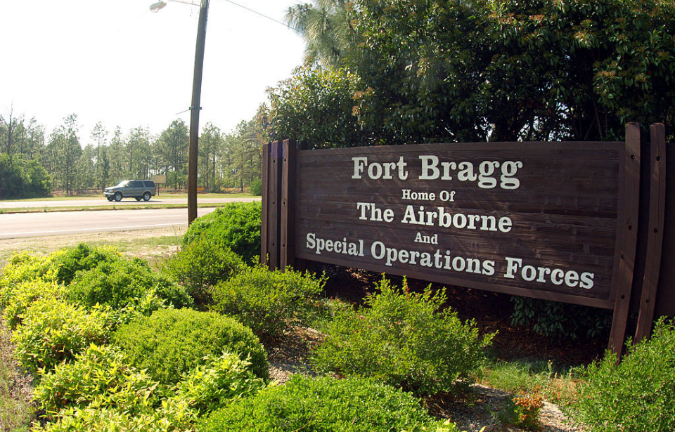 Entrance to Fort Bragg