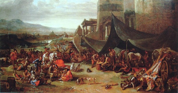 Painting of the Sack of Rome