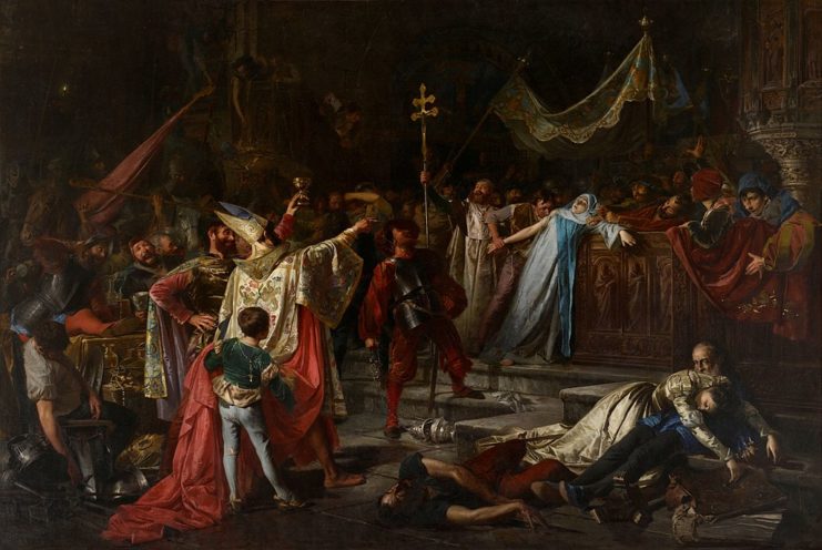 Painting of the Sack of Rome